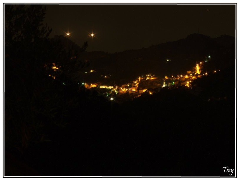 Bordighera by night