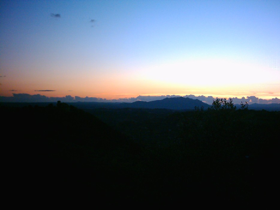 Tramonto a Casperia