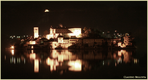 San Giulio on the night