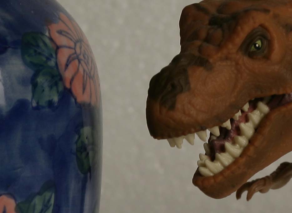 T rex dettaglio a 100 iso