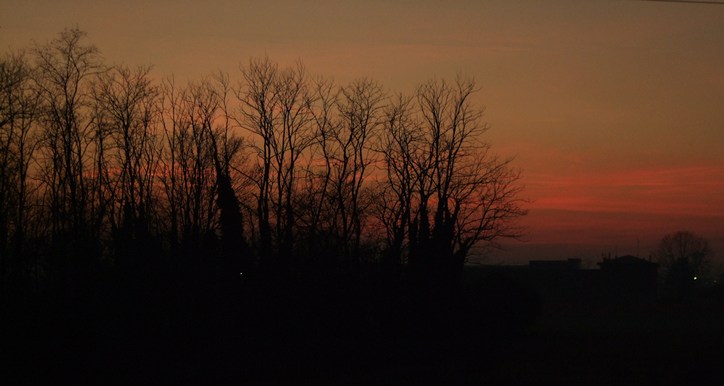tramonto di fuoco