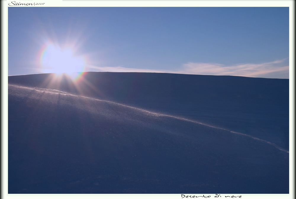 Deserto di neve
