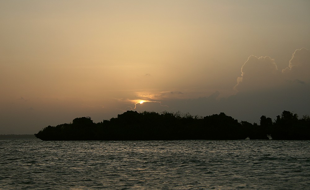 Tramonto tra Kenya e Tanzania