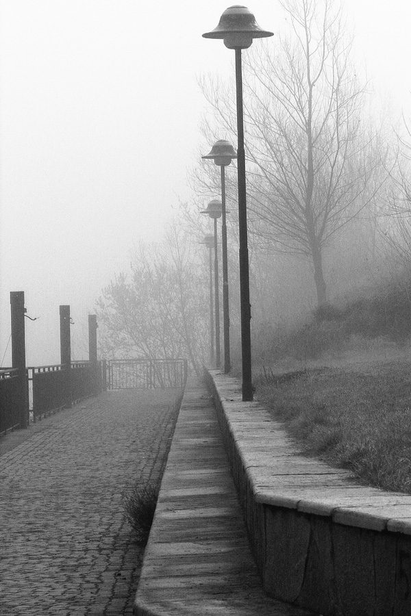 passeggiata bn