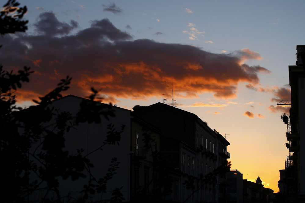 Tramonto da casa mia
