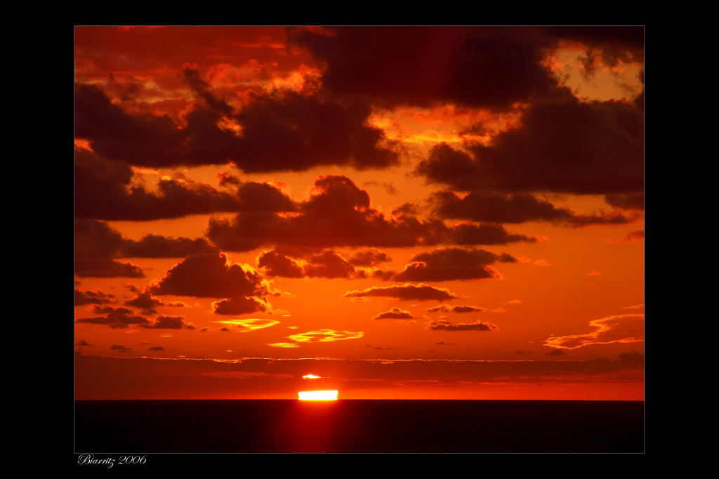 Tramonto a Biarritz