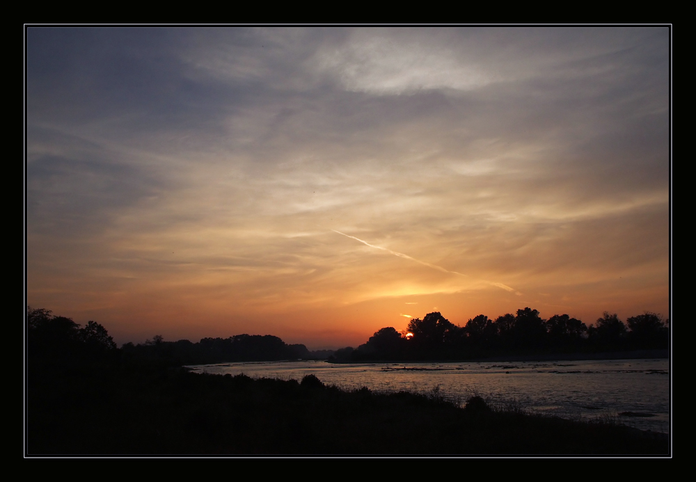 un tramonto...