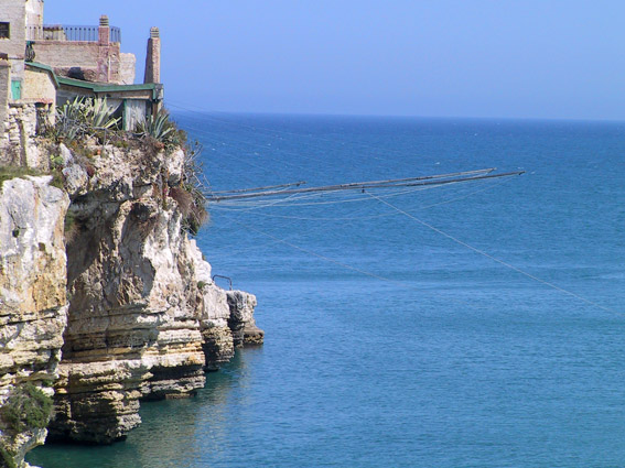 trabucco scogliera