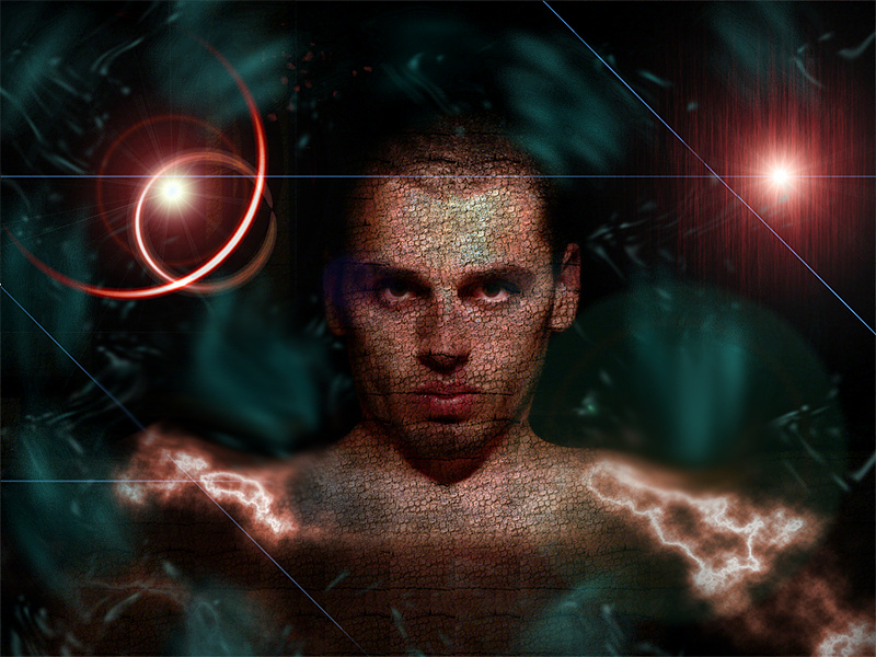 man beyond the space