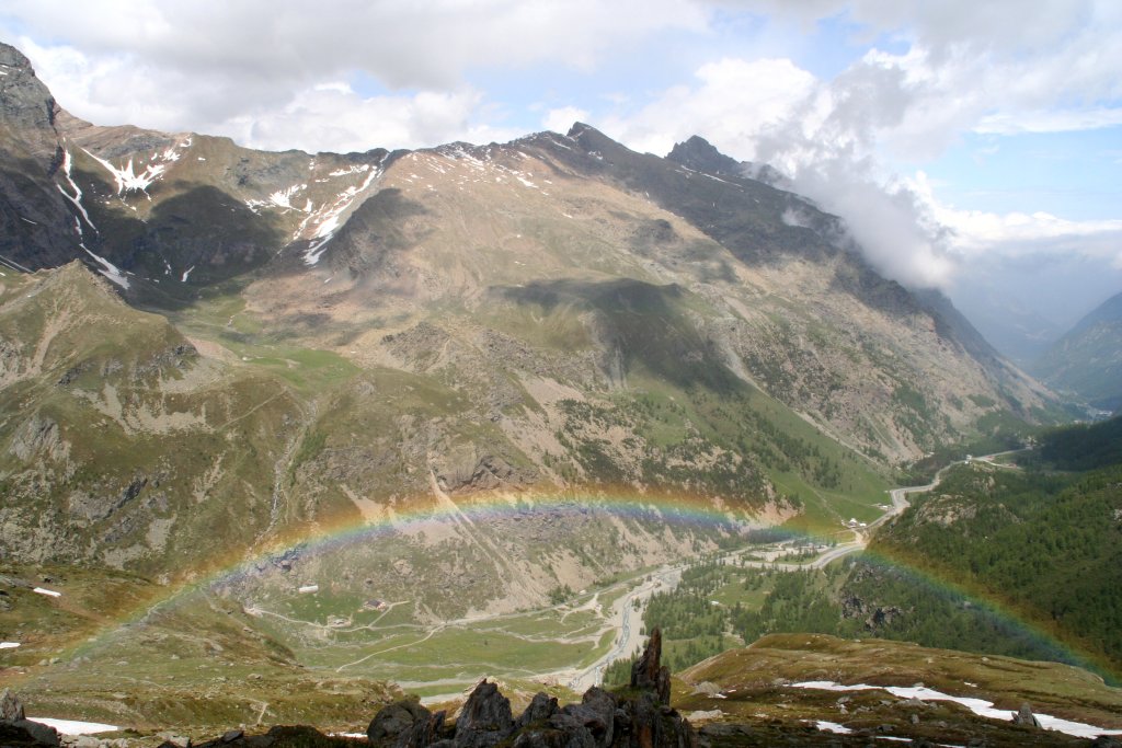 Arcobaleno in montagna!