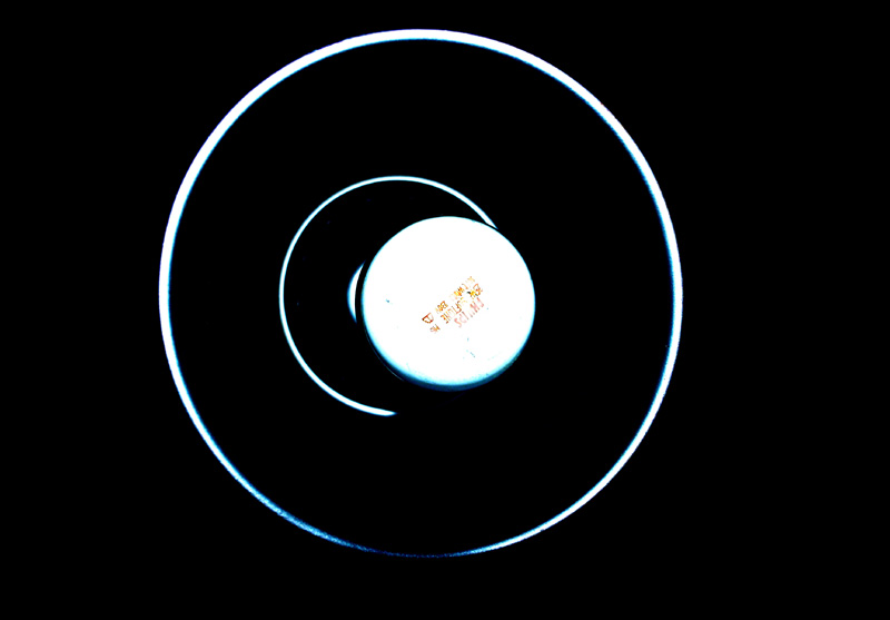lampada al buio