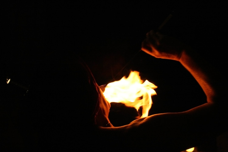 Eating fire