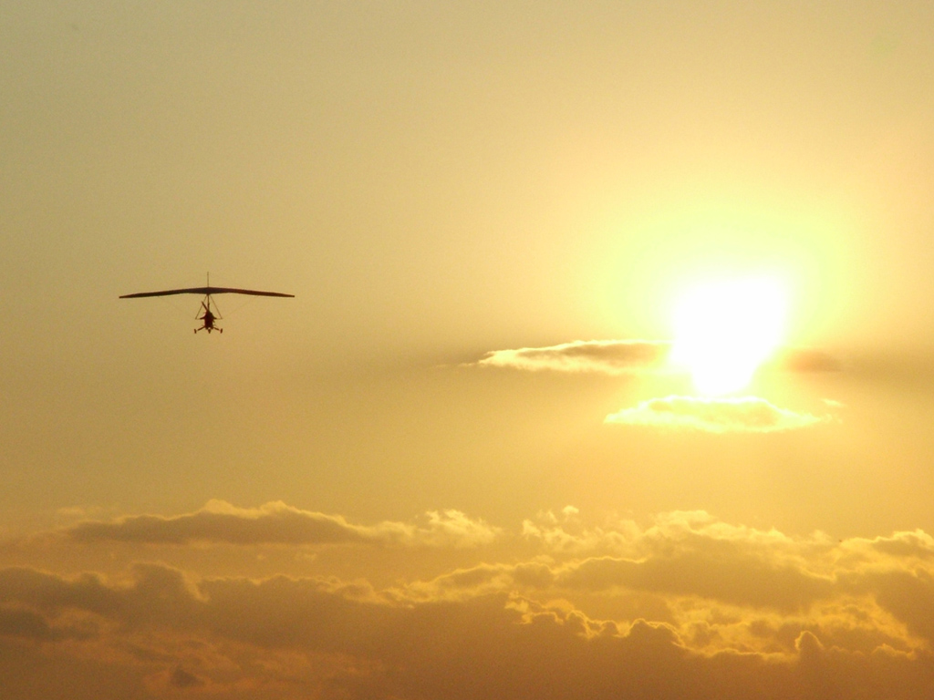 volo al tramonto 1