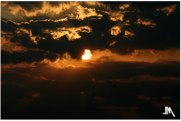 tramonto rosso