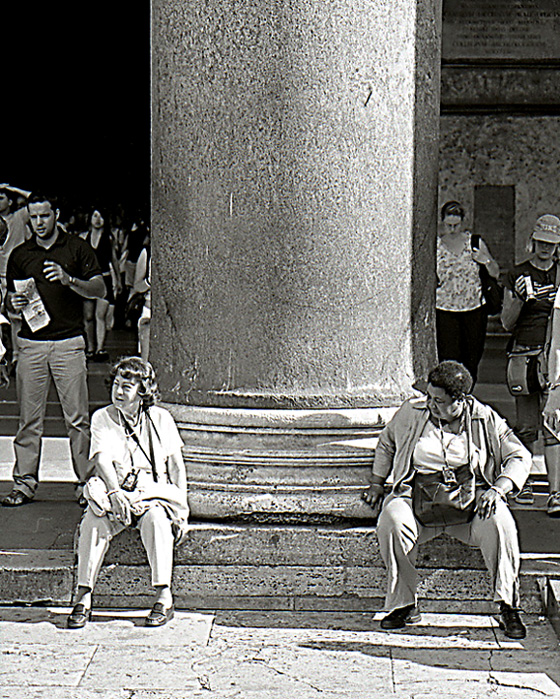 Il riposo delle turiste