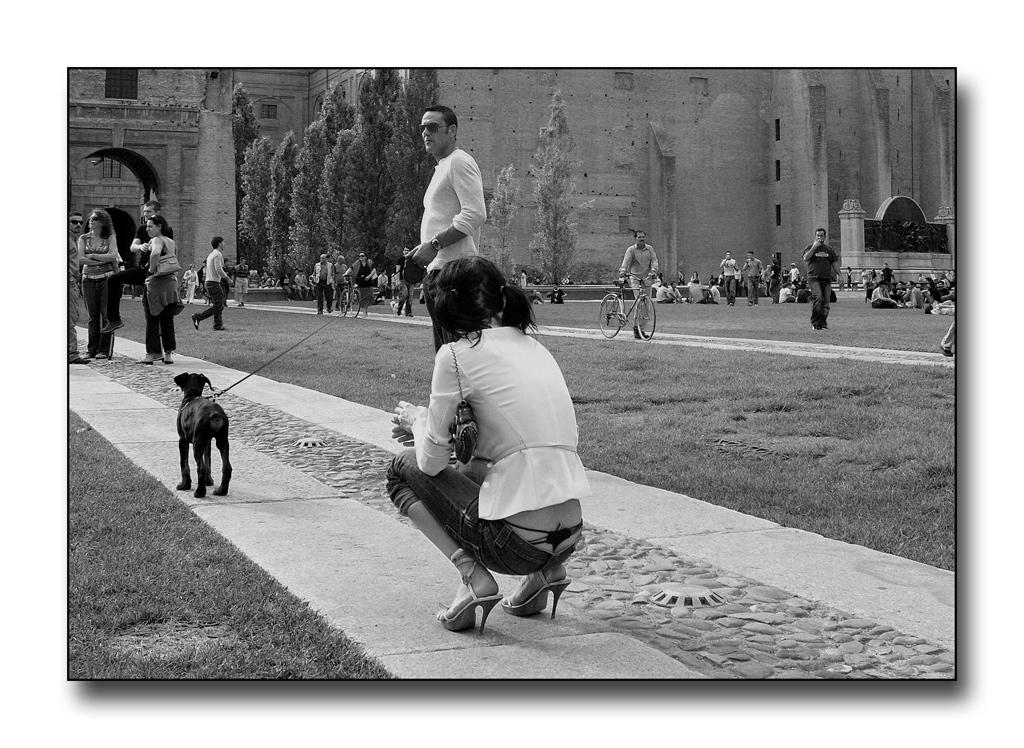 Lei, lui e il cane...