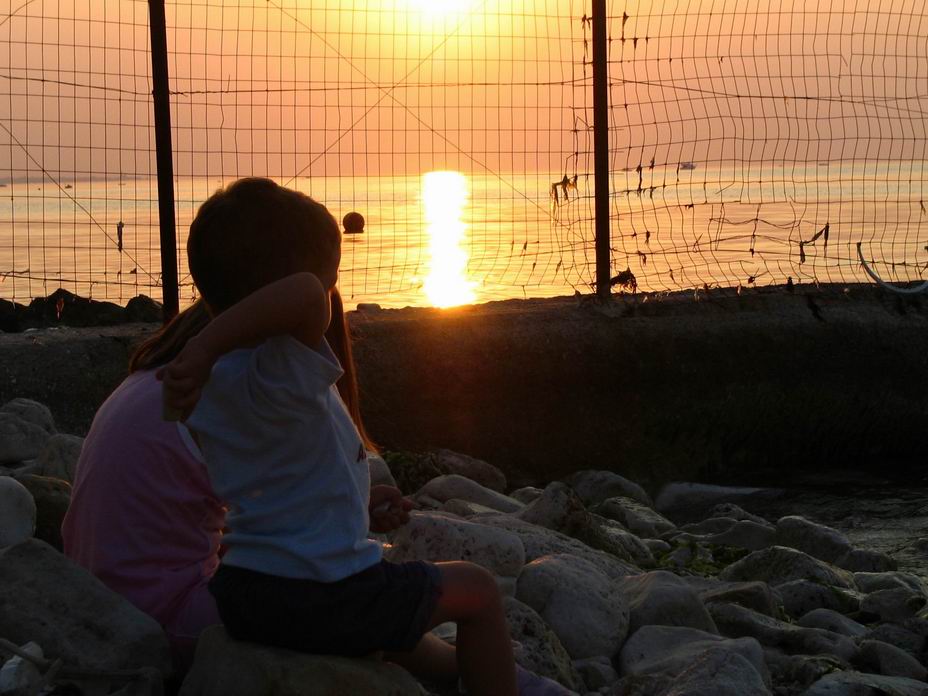 LANCIO NEL TRAMONTO