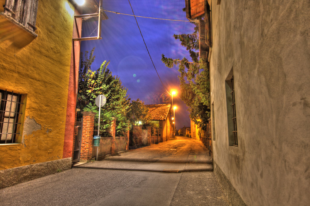 Gradella di notte