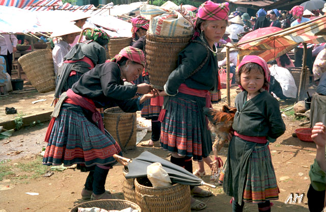 Vietnam - Sapa - Donne etnia H'mong Bariols