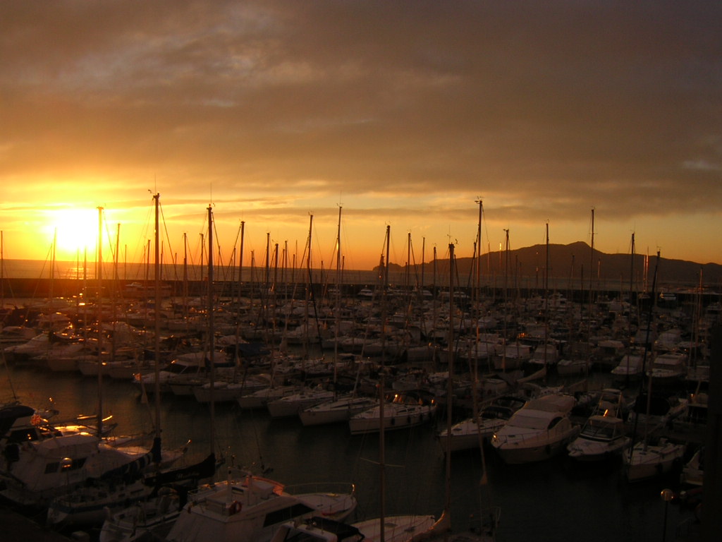 tramonto invernale