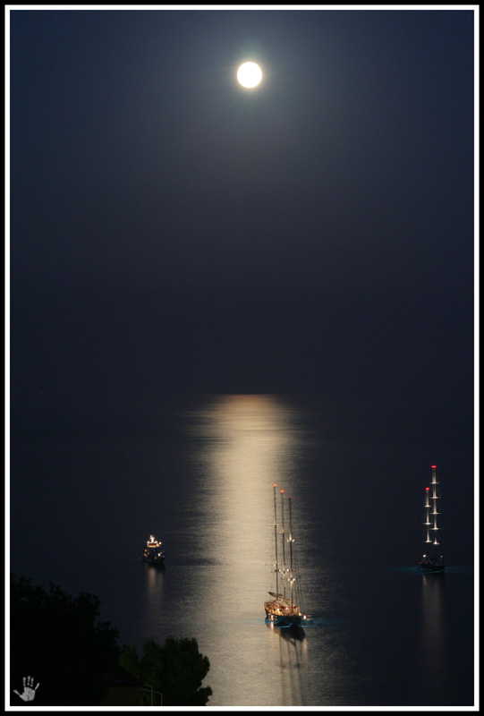 barche alla luna