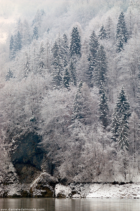 Lago innevato