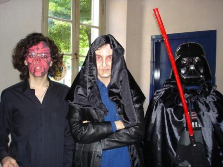 Darth Maul, Darth Sidious, Darth Vader (shot 1)