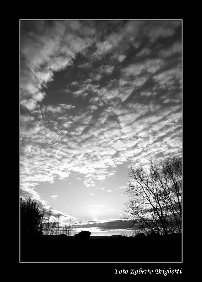 Tramonto b/n