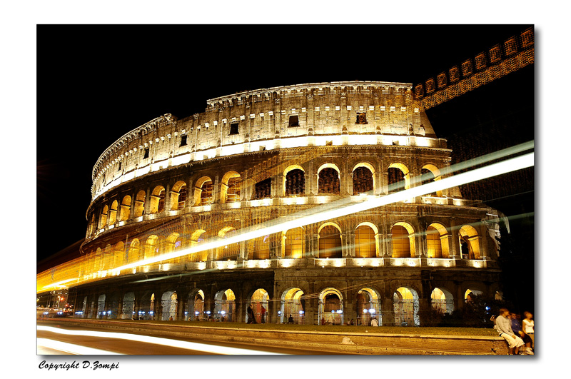 Colosseo con....un AUTOBUS