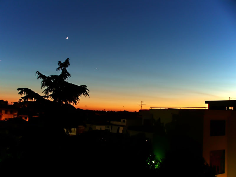 Tramonto da casa mia