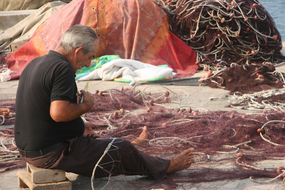 Pescatore a Gallipoli