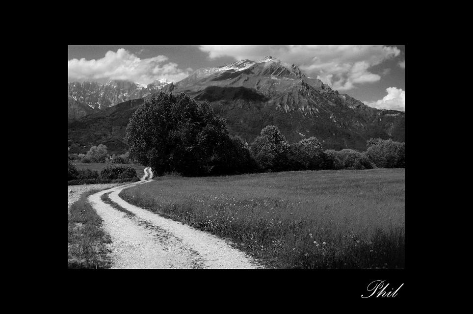 via di montagna