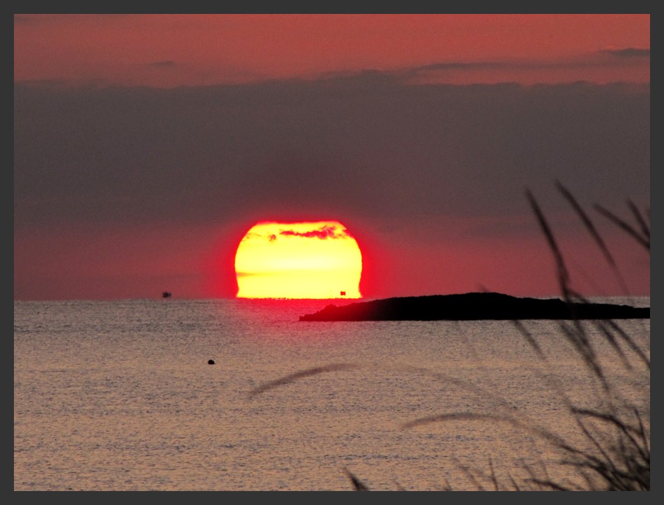 al tramonto