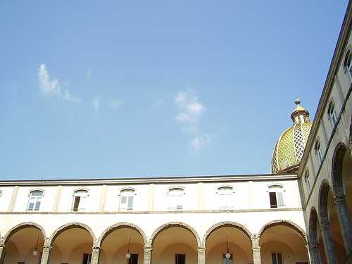 Il cielo  blu sopra la Federico II !!!!