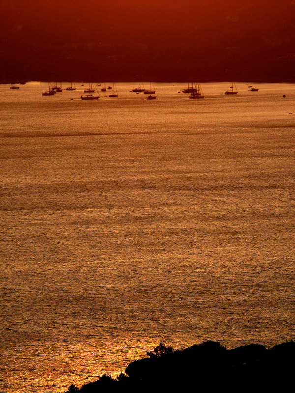 Tramonto sul porto