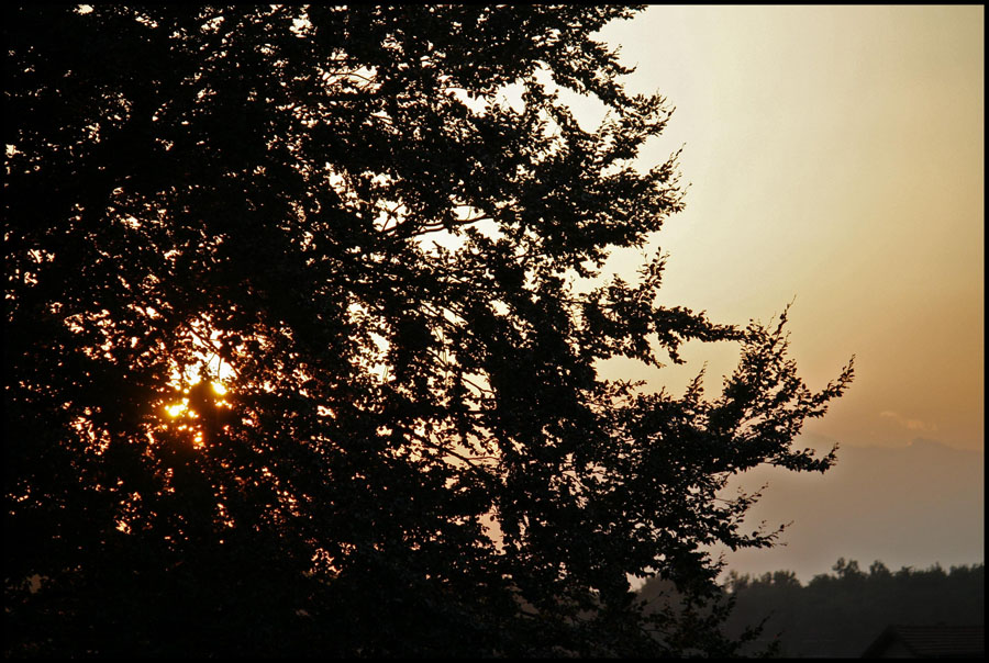 sunset...
