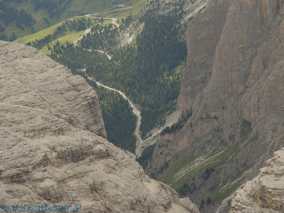 Strada passo sella dal Piz Bo