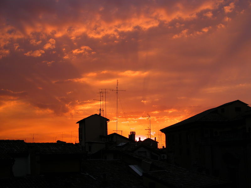 Tramonto di casa