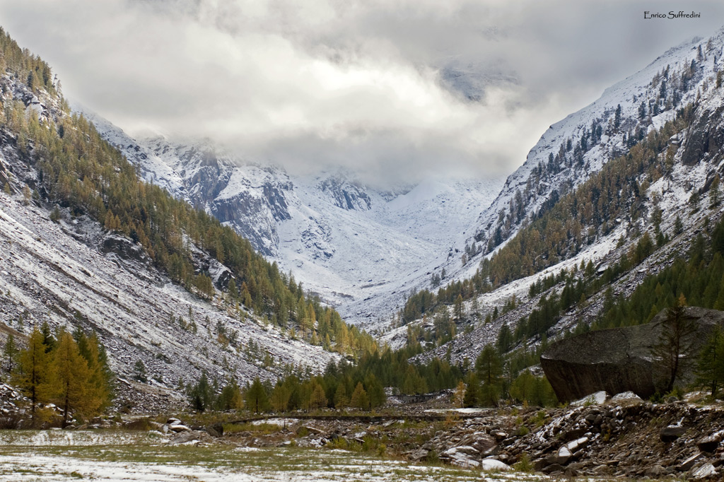 Cogne dopo la prima neve