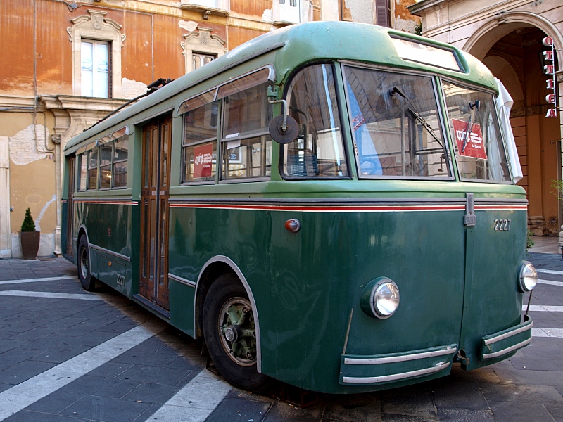 Il vecchio filobus a Chieti