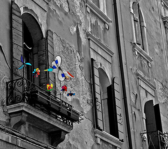 Balcone fiorito