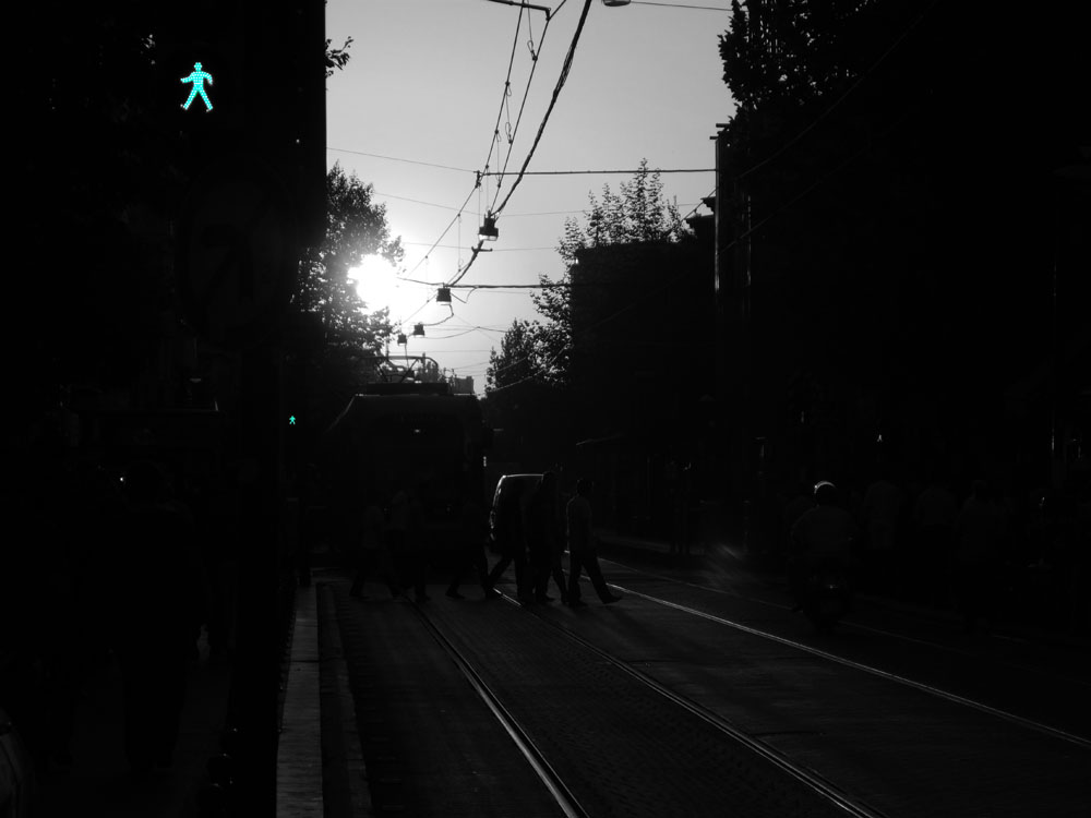 tram e pedoni