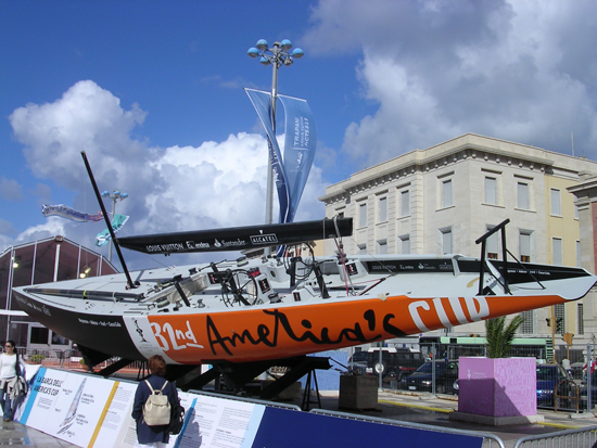 America's cup da poppa a prua