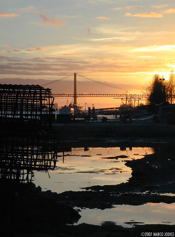 Tramonto inquinato