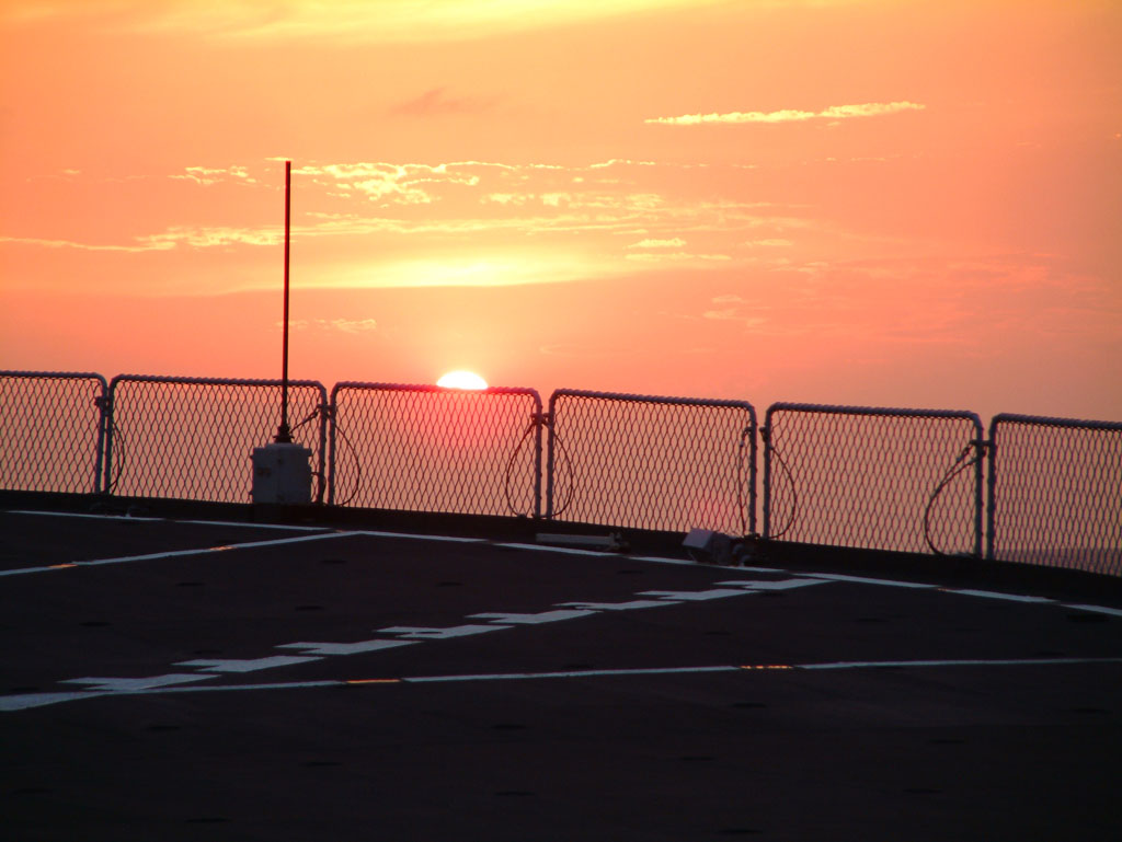 tramonto sulla San Giorgio