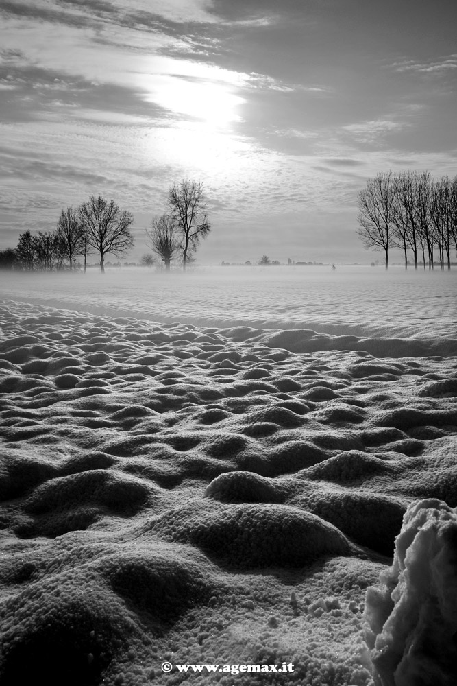 Black (man) in White (snow) N2