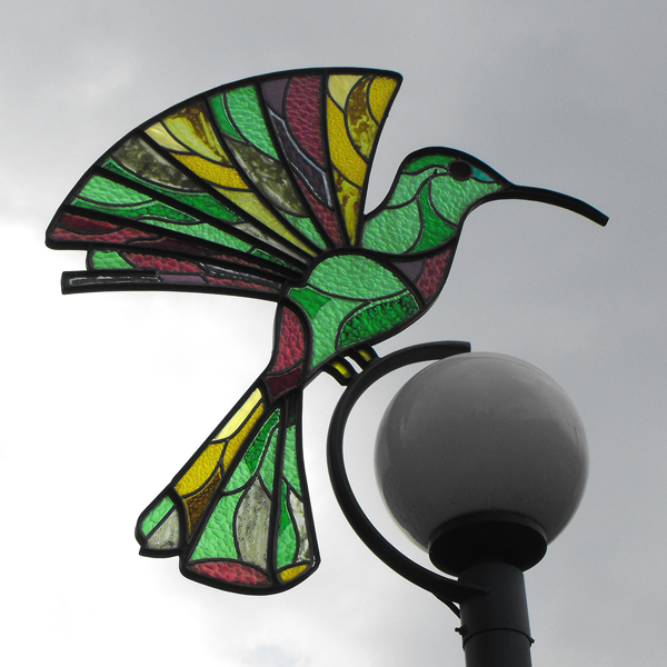 Pajarito de vidrio