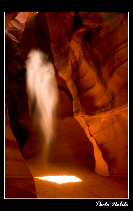 Ghost in the slot canyon