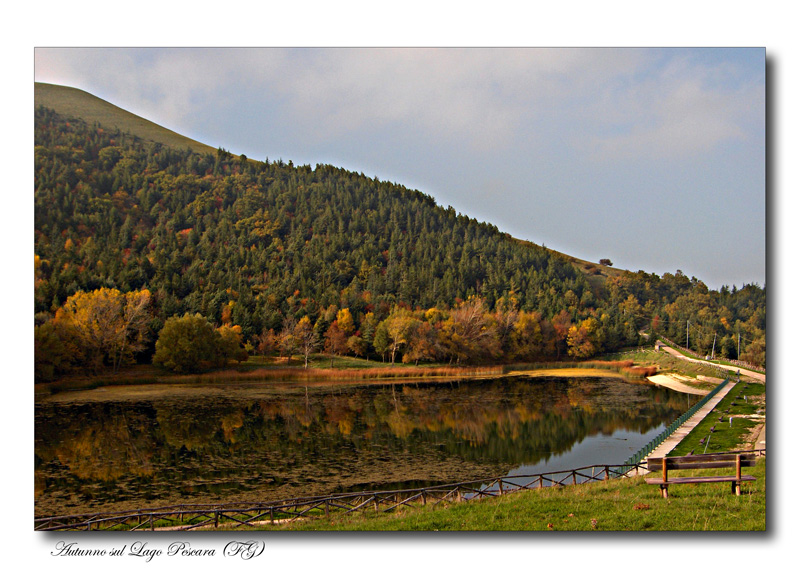 Autunno sul Lago Pescara (FG)