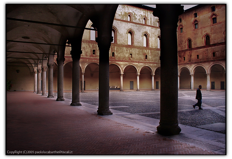 Sotto il porticato